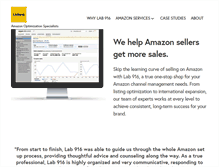 Tablet Screenshot of lab916.com